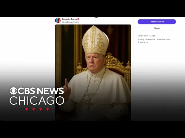 Trump faces backlash over AI generated picture of him dressed as pope