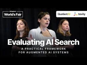 Evaluating AI Search: A Practical Framework for Augmented AI Systems — Quotient AI + Tavily