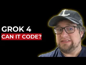 Grok 4 is good … but can it code?